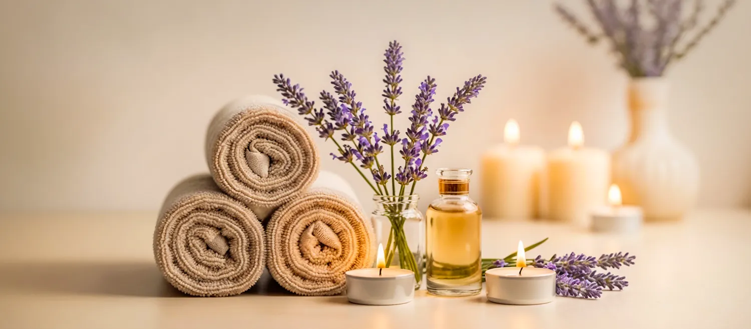 Lavender Moroccan bath