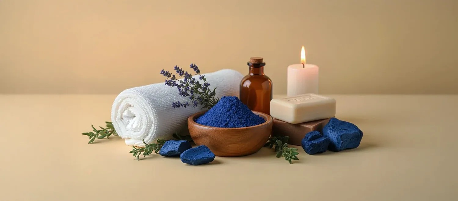 Moroccan Blue Nila Bath